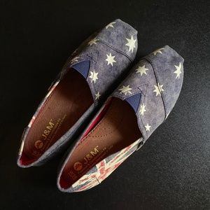 J&M Canvas Alpargata Shoes Flats Australia Flag